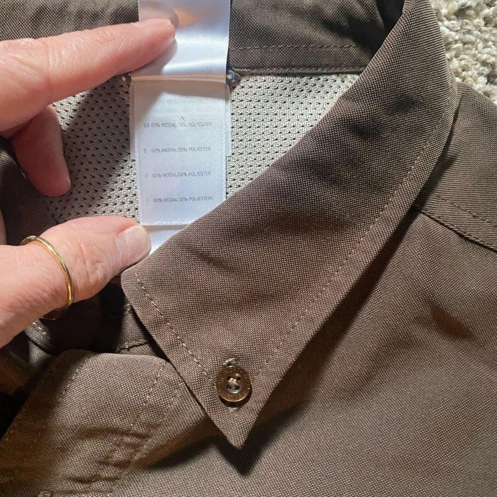 NORTH FACE BUTTON UP  MEN’s SHIRT size MEDIUM